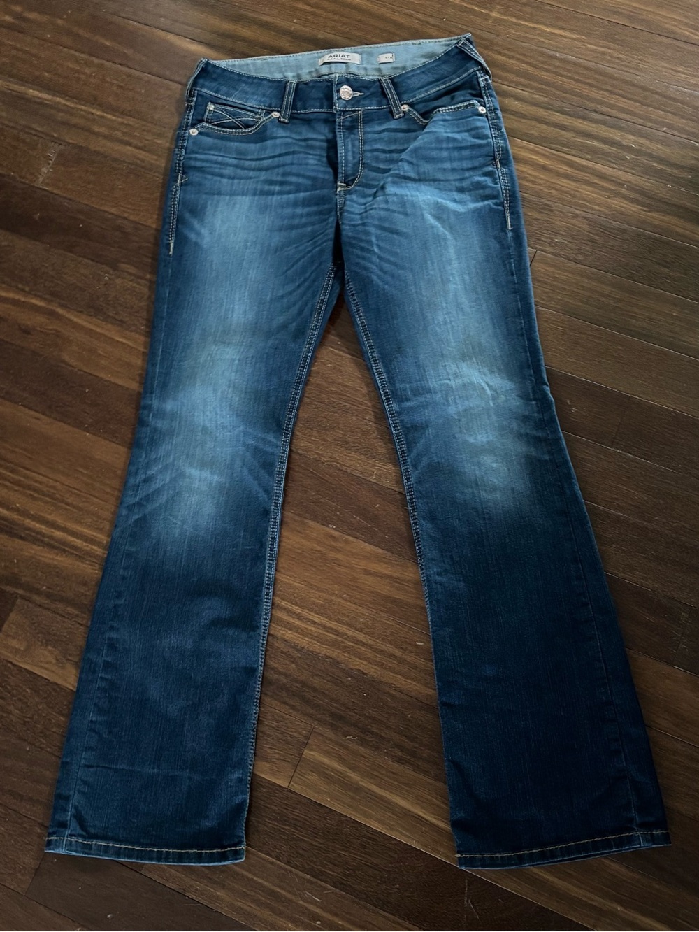 Ariat R.E.A.L. Rosa Perfect Rise Bootcut Jeans 31 R 10027713 Excellent Condition - Picture 8 of 8